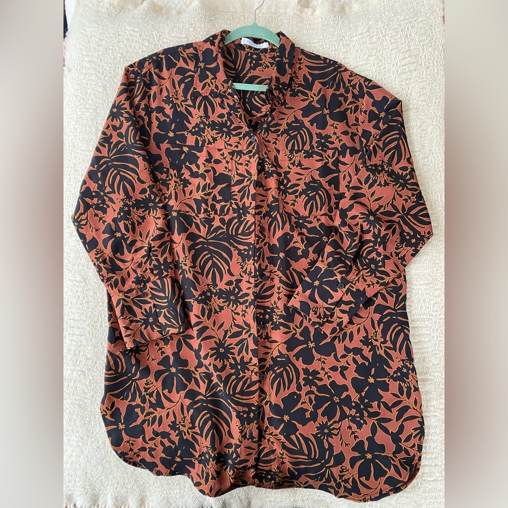 Funky Long Button Down - image 1